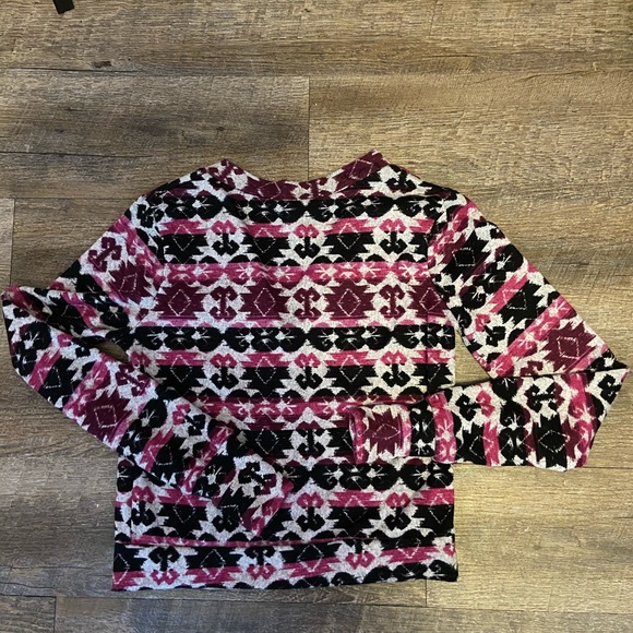 Pink and Black Delias Cardigan boho sweater - Picture 3 of 6